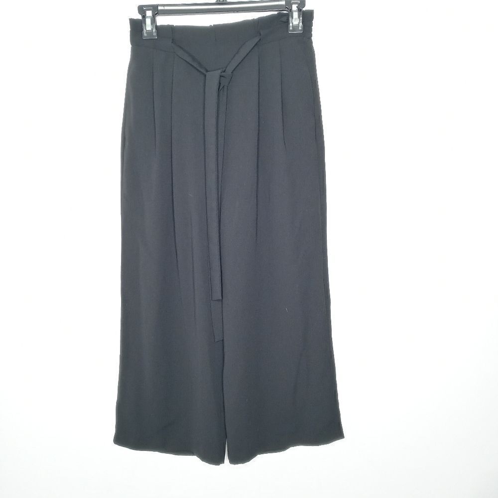Adrianna Papell black wide leg pants size 2